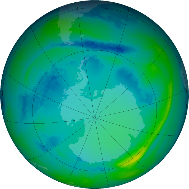 Ozone Map 2004-08-04